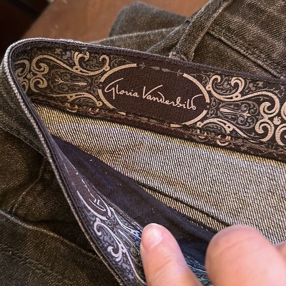 Gloria Vanderbilt Women's Black Boot Cut Jeans Size 18 – Classic Fit Denim - Picture 5 of 6